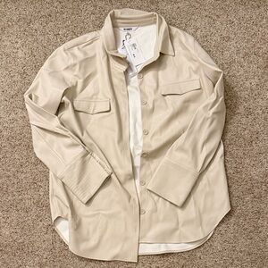 Women’s Cream Button-Up Jacket